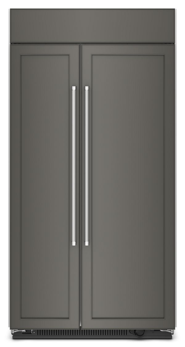 an image of two doors on the side of a refrigerator