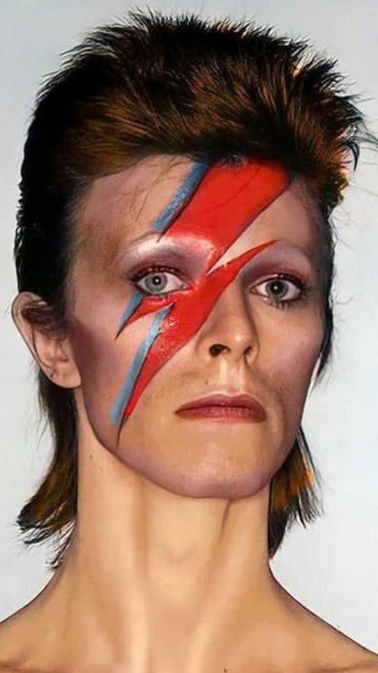 Ziggy Stardust Costume, David Bowie Makeup, David Bowie Costume, David Bowie Fashion, Rock Makeup, Party Make-up, 80s Makeup, Drag Make-up, Bowie Art