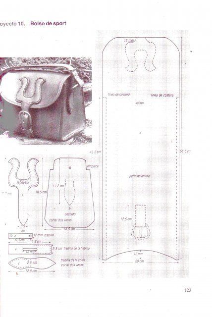 an instruction manual for making a purse