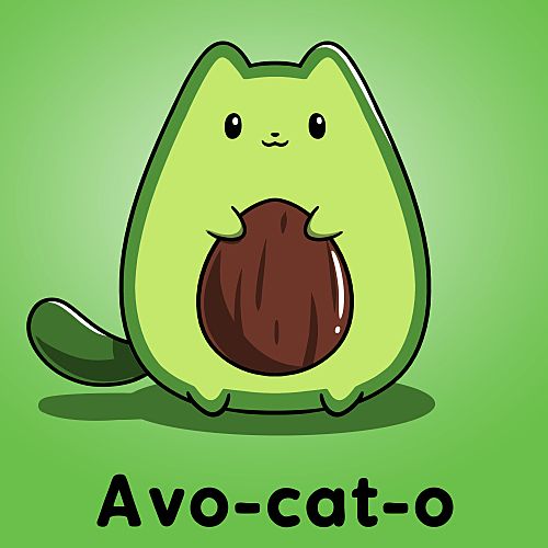 an avocado character with the word'avoca - o'in front of it