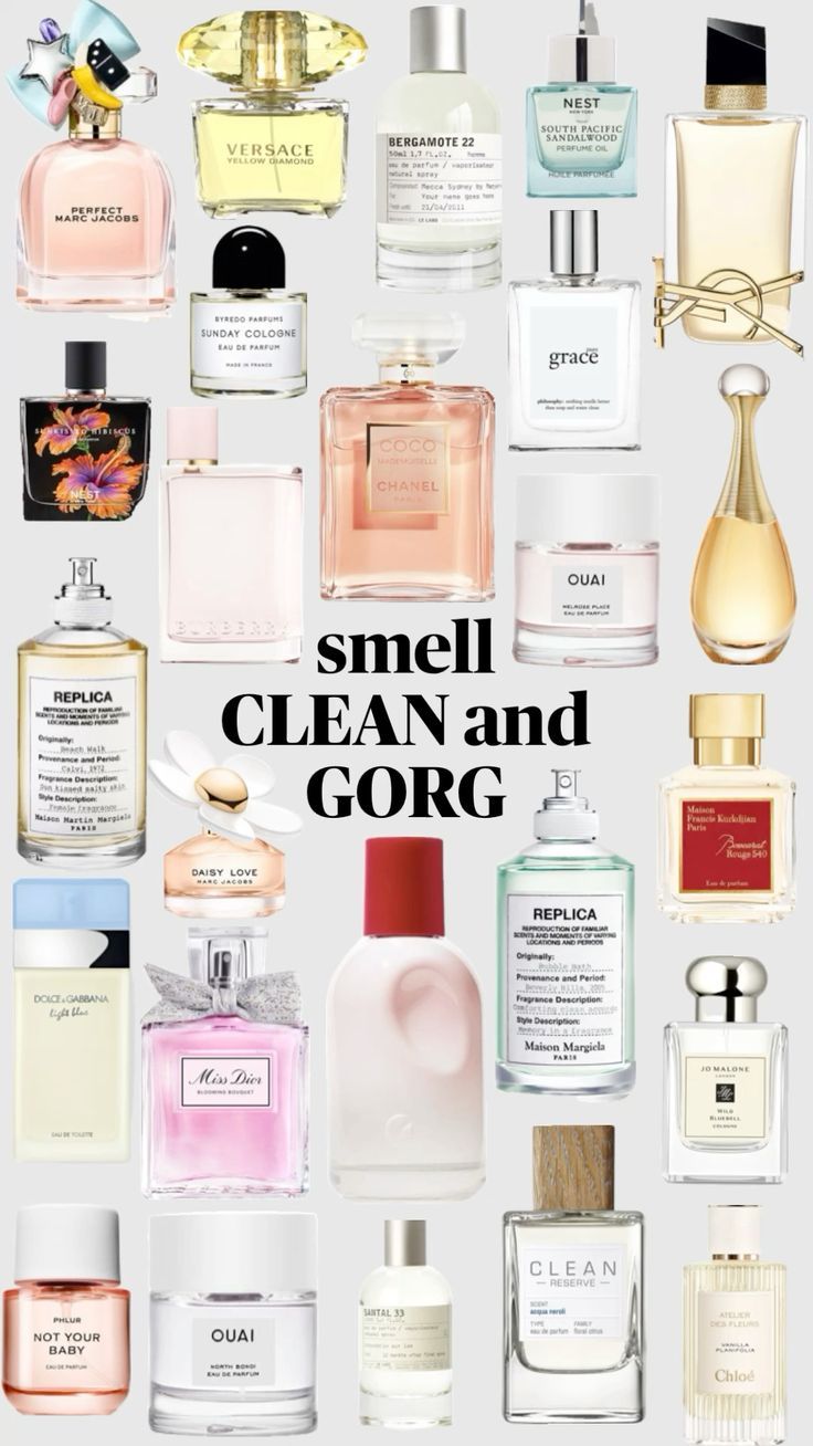 Clean Girl Perfume, Perfume Clean, Kate Spade Perfume, Good Girl Perfume, Perfume Smells, Smell Clean, Girl Perfume, Fragrance Lab, Clean Perfume