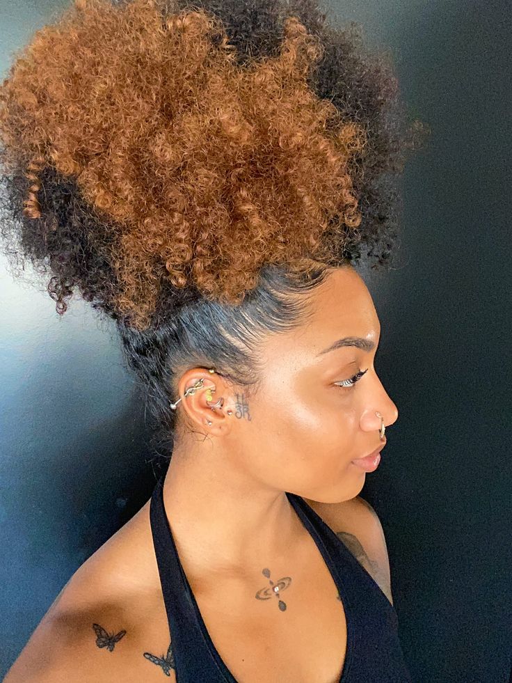 Hair Milk, Dyed Curly Hair, Split Hair, Hair Advice, Dyed Natural Hair, Dyed Hair Inspiration, Beautiful Natural Hair, Natural Curls Hairstyles, Natural Hair Styles Easy