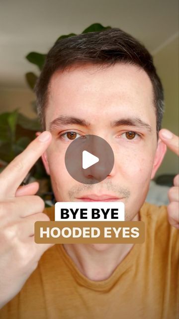 Lift Eyes Naturally, Eye Massage For Hooded Eyes, Get Rid Of Hooded Eyelids, Diy Eyelid Tape Hooded Eyes, How To Lift Eyelids Naturally, Hooded Eye Lift Massage, Massage For Hooded Eyes, Puffy Eyelids How To Get Rid Of, Eye Lift Before And After