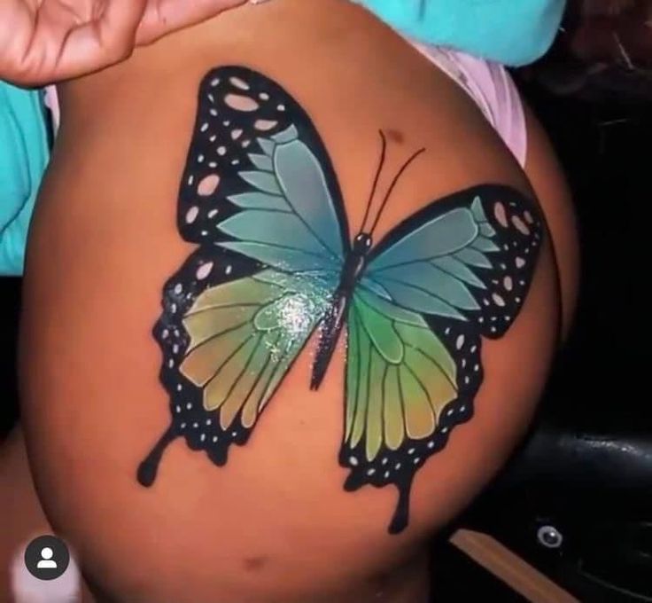 But Tattoos For Women Big, Butterfly Tattoo Buttocks, Bum Tattoo Black Women, Butterfly On Buttocks Tattoo, Butterfly Back Tattoo Women Black, Butterfly Tattoo On Buttocks, Butterfly Bum Tattoo, Butterfly Buttcheek Tattoo, But Tattoos For Women