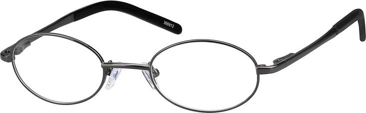 A metal alloy full-rim frame with spring hinges. | Zenni Oval Prescription Glasses Gray Metal Frame Overwatch Oc, Simple Sunglasses, Mens Dress Hats, Oc Reference, Jewerly Ring, Eyeglass Stores, Oval Glasses, Oval Eyeglasses, Square Face Shape