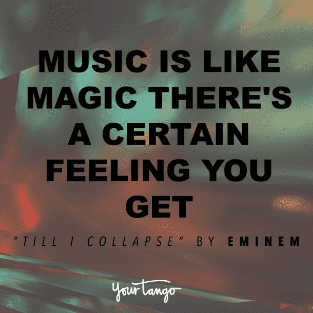 music is like magic there's a certain feeling you get