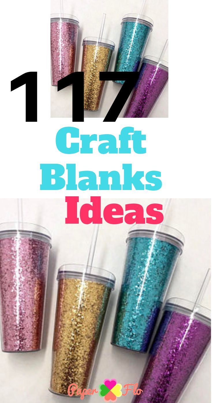 the words craft blanks ideas are shown in different colors and sizes, including purple, blue