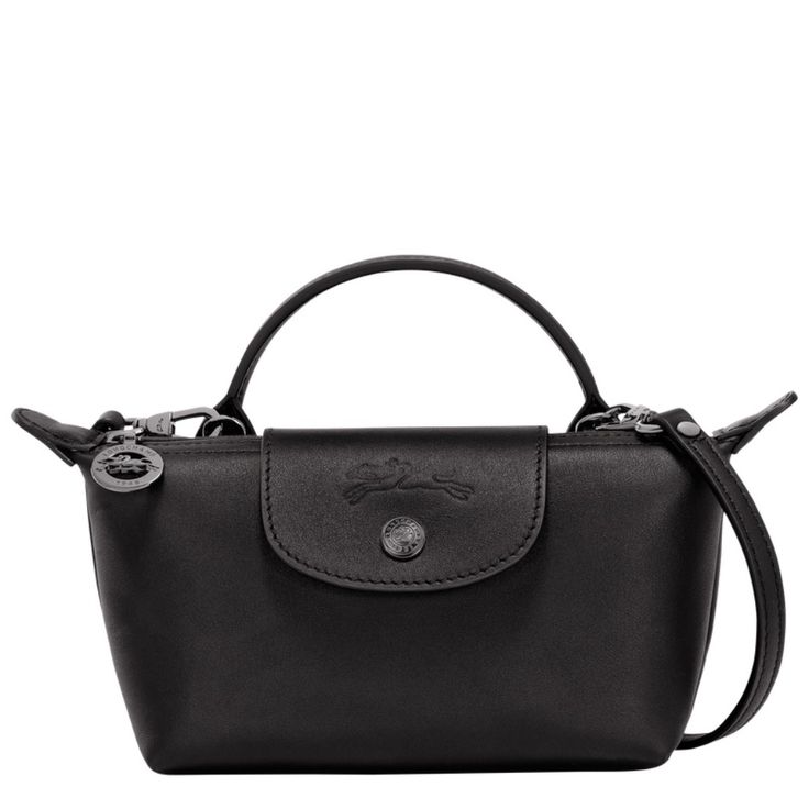 Brand New, Includes Dust Bag And Adjustable Leather Strap. Leather Shows Creasing From Manufacturer Longchamp Le Pliage Mini, Longchamp Mini Le Pliage, Longchamp Shoulder Bag, Longchamp Backpack, Longchamp Leather, Longchamp Mini, Longchamp Tote, Longchamp Bags, Mini Pouches