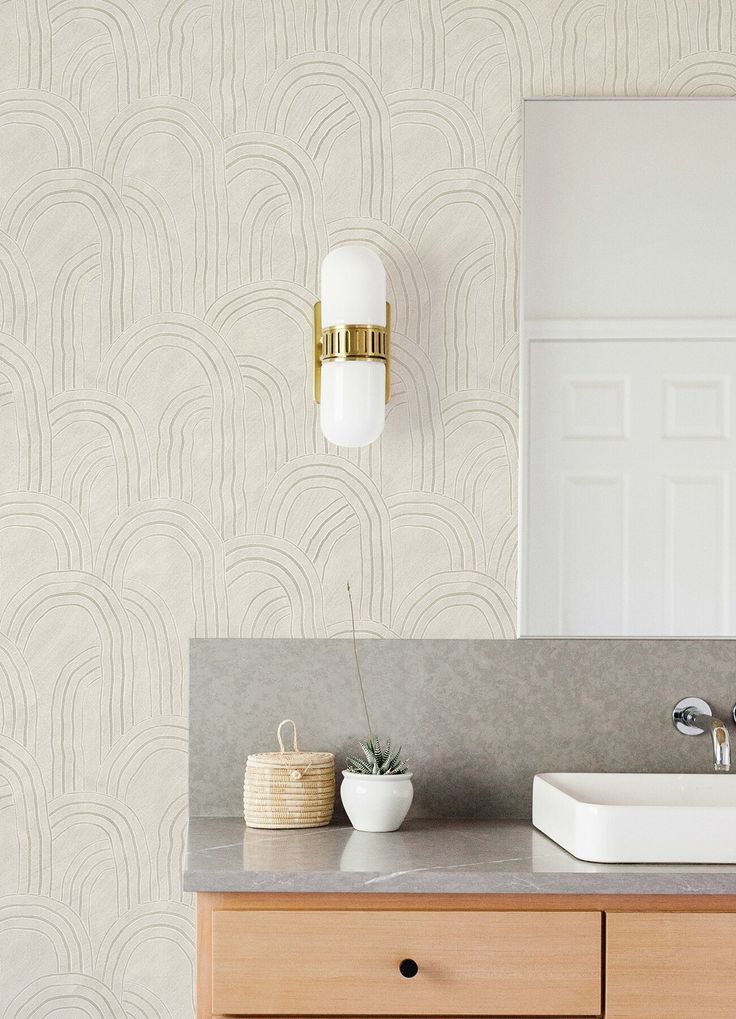 Texture Bathroom Wallpaper, Subtle Textured Wallpaper, Subtle Geometric Wallpaper, Textured Geometric Wallpaper, Bathroom Neutral Wallpaper, Texture Wallpaper Bathroom, Geometric Bathroom Wallpaper, Subtle Neutral Wallpaper, Powder Bathroom Accent Wall