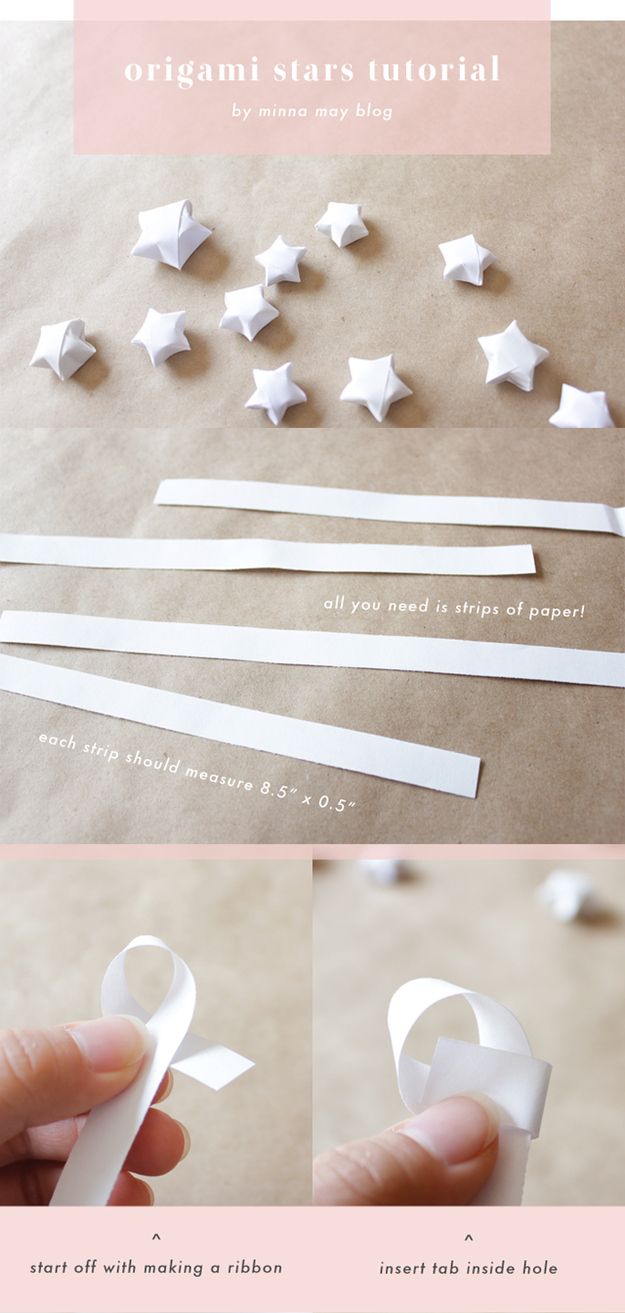 how to make origami stars out of paper