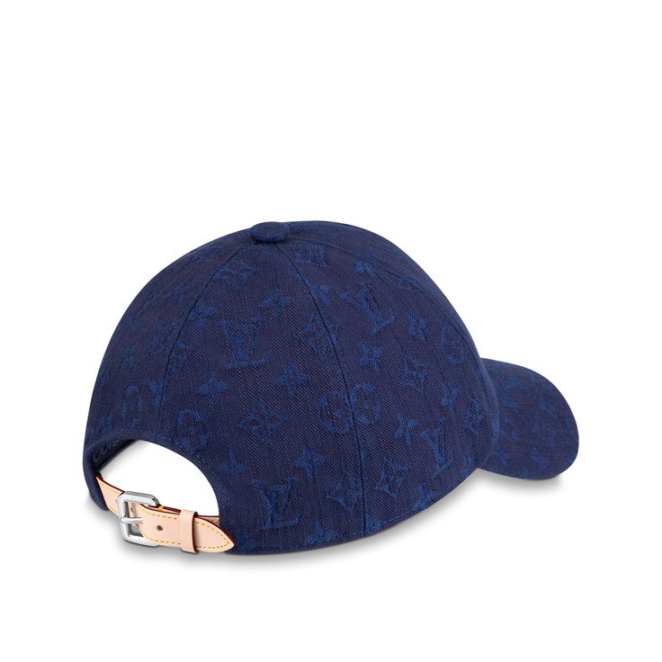 LOUIS VUITTON® - Monogram Essential Cap - Blue Louis Vuitton Watches, Louis Vuitton Official Website, Classic Monogram, Cap Collection, Monogram Pattern, Louis Vuitton Official, Iconic Style, Jacquard Weave, Watches Jewelry