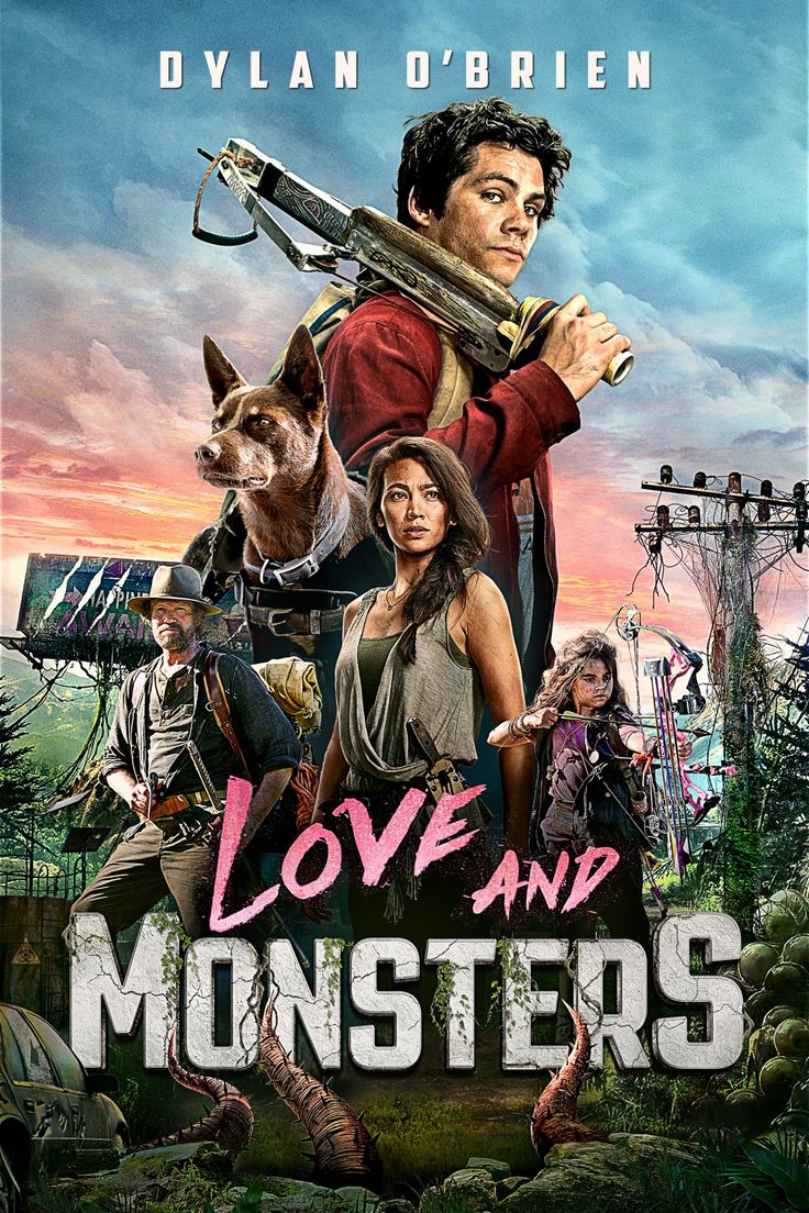 the poster for love and monsters