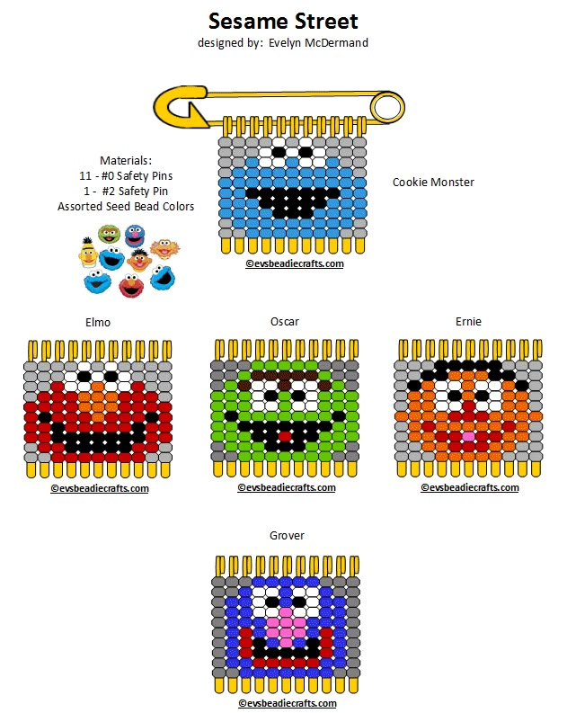 the instructions for how to make an animal bead pattern with pictures and instructions on it