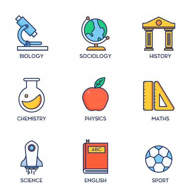 the different types of science icons