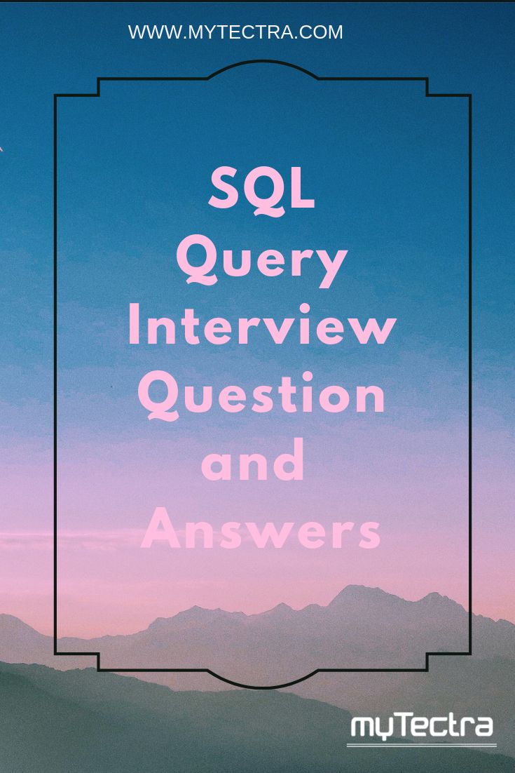 a blue and pink sky with mountains in the background text reads, sol quey interview question and answers