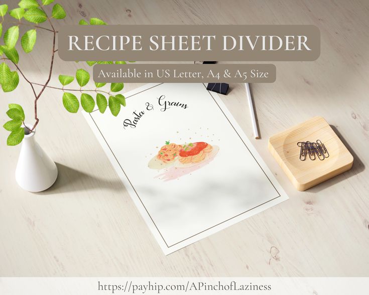 This recipe binder divider template is here to help you organize your favorite recipes and make your own DIY cookbook. Diy Family Cookbook, Recipe Dividers, Binder Divider, Types Of Planners, Binder Dividers, Recipe Sheets, Print Planner, Printable Recipe, Recipe Binder