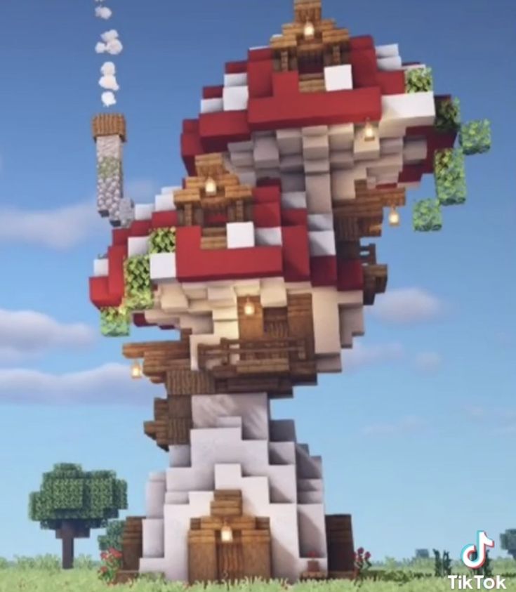 an image of the mushroom in minecraft, which is being used as a video game