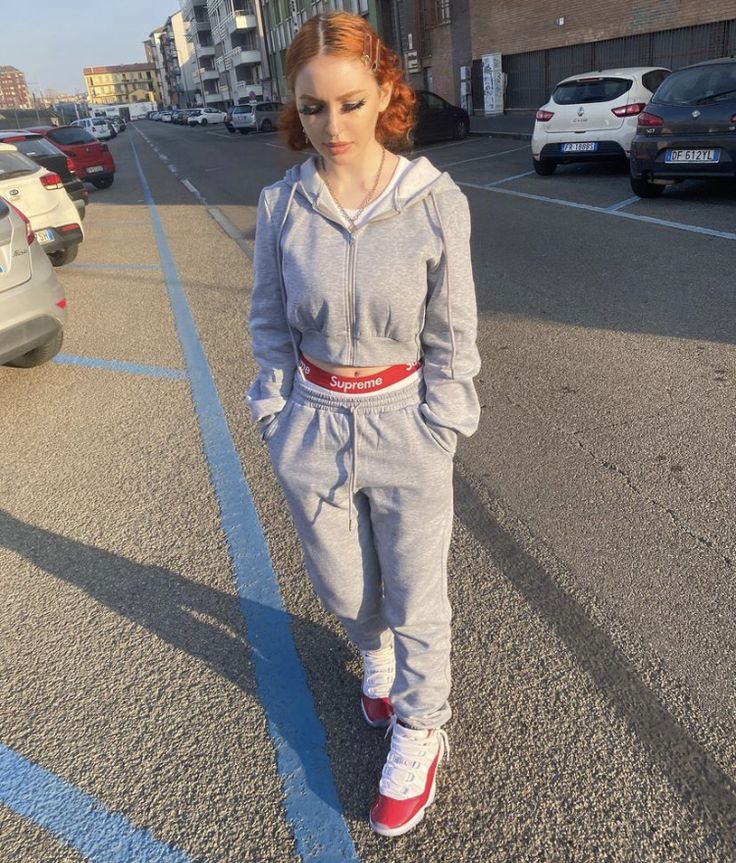 Jordan Cherry 11 Outfits, Cherry Jordan 11 Outfit, Cherry 11 Outfit, 90s Tracksuit Outfit, Jordan 11 Cherry Outfit, Jordan 11s Outfit Women, Supreme Tracksuit, Jordan 11s Outfit, Jordan 11 Red