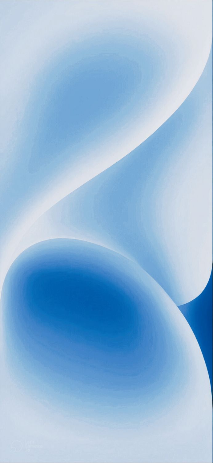 an abstract blue and white background with curves