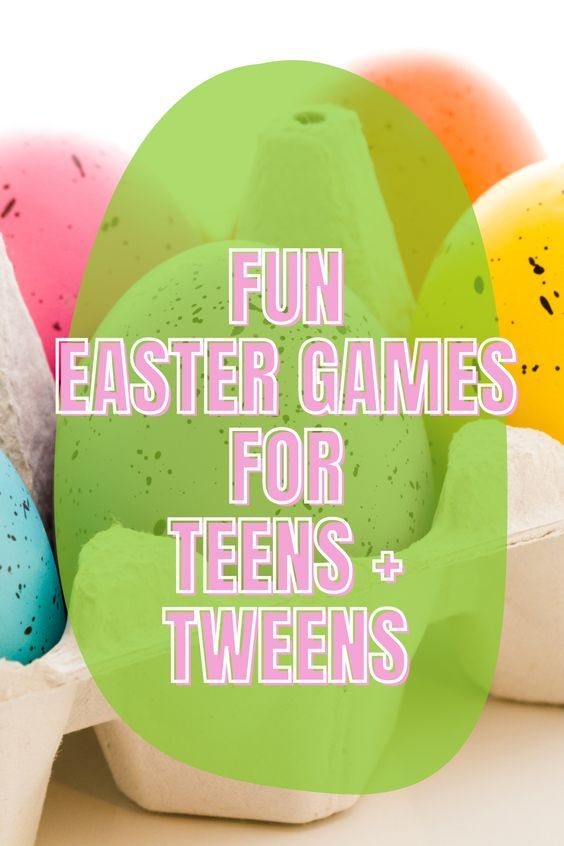 Easter Indoor Activities, Easter Minute To Win It Games For Teens, Easter Games For Classroom, Easter Young Women Activities, Easter For Teens Ideas, Family Easter Games Activities, Fun Easter Ideas For Teens, Easter Games For Teens And Adults, Easter Hunt Ideas For Teens