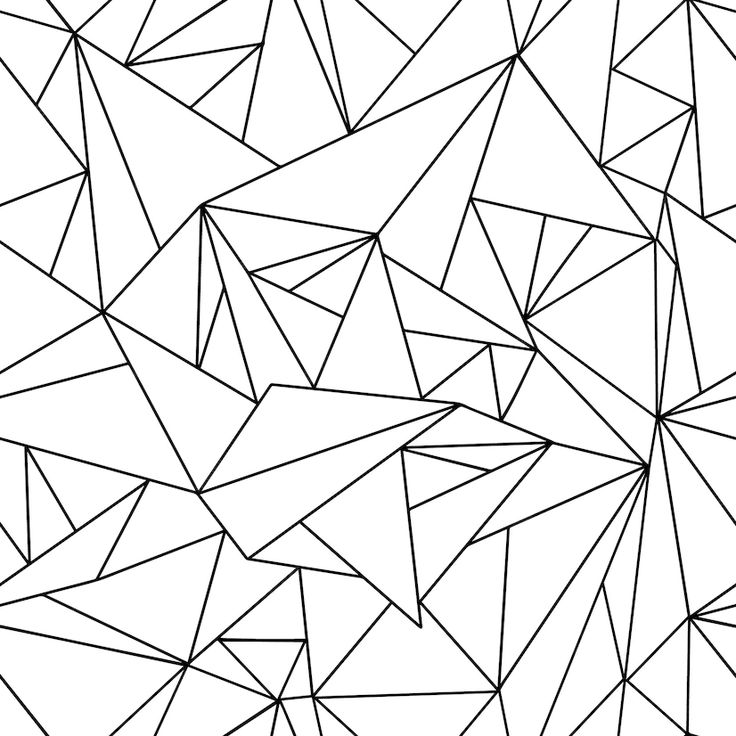 an abstract black and white background with triangles