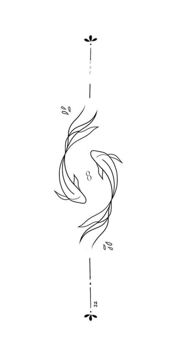 a line drawing of a fish on a white background