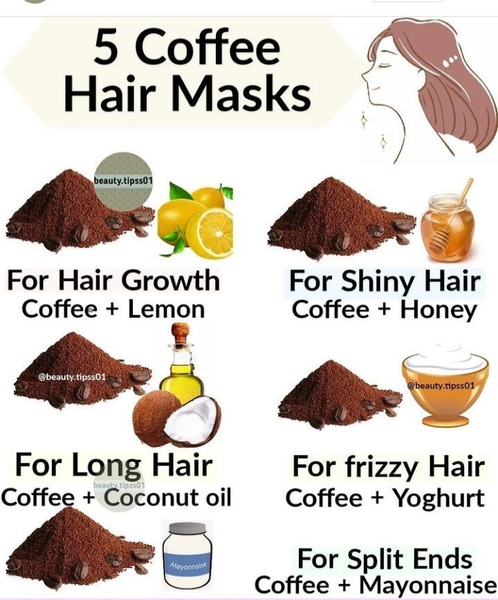 Coffee In Hair Mask, Frizzy Hair Mask Diy, Hair Mask With Coffee, Hair Homemade Mask, Home Made Hair Mask For Frizzy Hair, How To Use Coffee For Hair, Natural Hair Mask For Frizzy Hair, Hair Mask Tips, How To Make Your Own Hair Mask