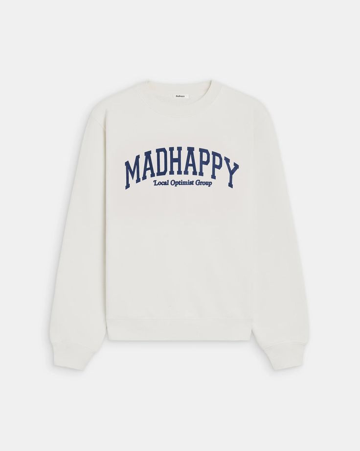 Crewnecks – Madhappy Fleece Shorts, Cozy Fits, Panel Siding, Fleece Hoodie, Combed Cotton, Black Hoodie, Black Tee, Shirts Tops, Crew Neck Sweatshirt