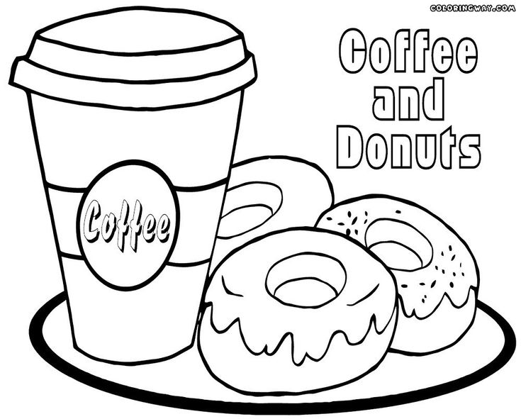 21+ Inspired Photo of Donut Coloring Page - entitlementtrap.com | Donut ...