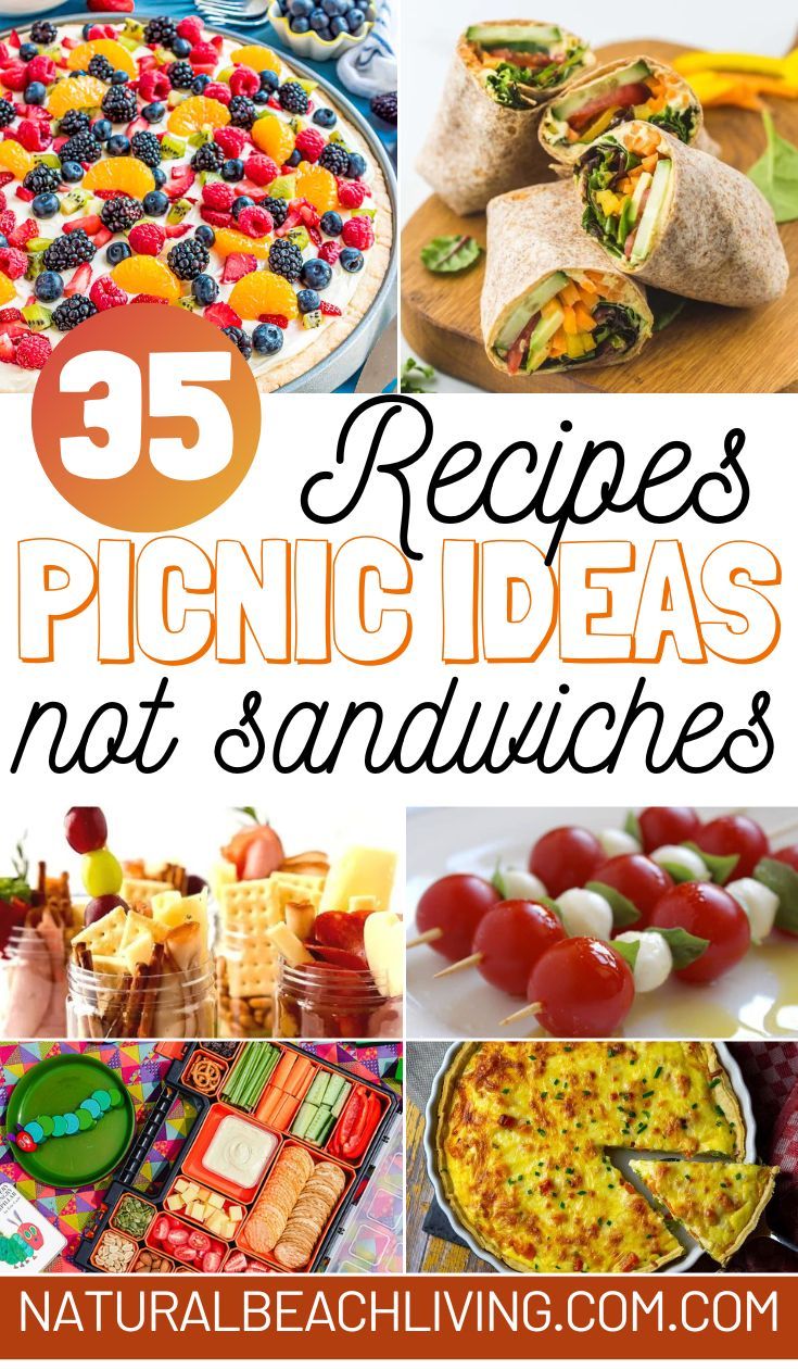 the top 25 recipes for picnics not sandwiches