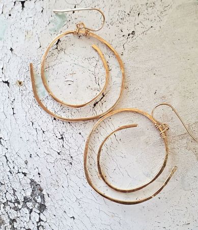 Light weight gold spiral statement earrings Silver Earrings Handmade, Spiral Earrings, Denim Style, Sterling Silver Hoop Earrings, Jewelry Outfit, Sterling Silver Hoops, Feel Inspired, Silver Hoops, Silver Hoop Earrings