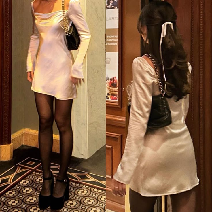 how i can style the dress i own Dresses For 14th Birthday, Birthday Outfit Inspo Winter, Little Dress Outfit, 22nd Birthday Outfit, Goofy Outfits, Coquette Girls, Reunion Outfit, Fancy Attire, 14th Birthday