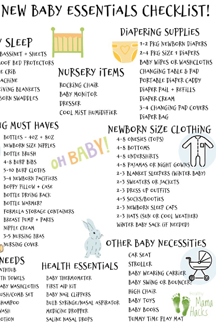 the baby essentials checklist