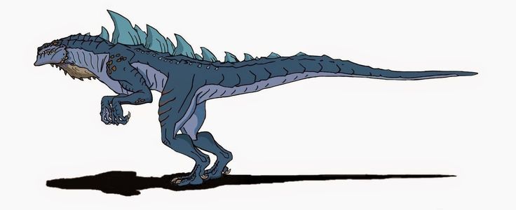 an image of a blue dinosaur with long legs