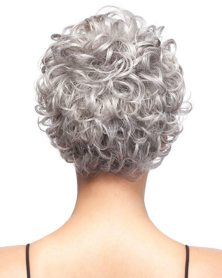 Morgan | Synthetic Wig by It's a Wig in TM44, Synthetic Hair, Short Women's Wigs | Best Wig Outlet Short Permed Hair, Short Curly Hairstyles For Women, Wig Outlet, Grey Curly Hair, Best Wig Outlet, Short Silver Hair, Curly Hair Photos, Short Curly Haircuts, Medium Short Hair