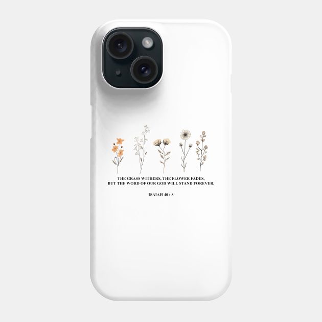 a white phone case with flowers and the words,'the garden is the favorite place for