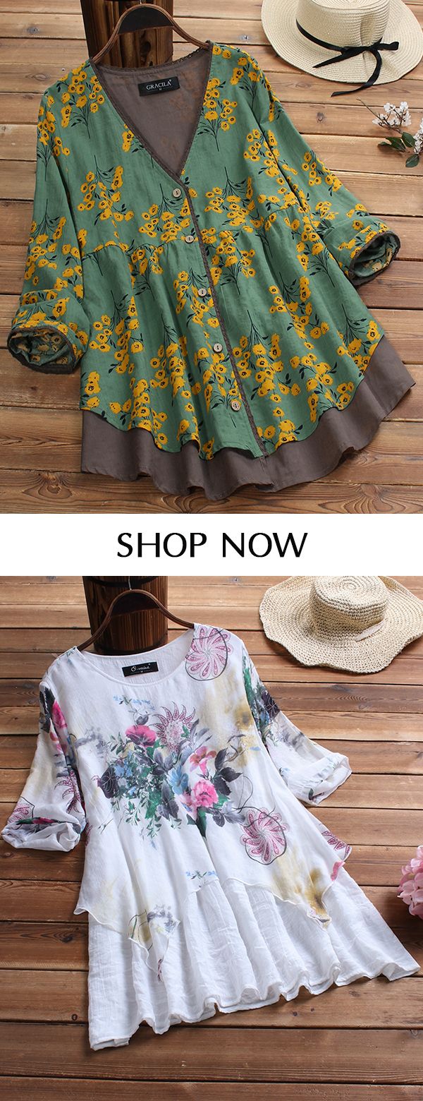 Sleeve casual t-shirts and blouses for women, best for spring, summer, and fall. Saving 60% off when you shop them in Newchic. Shop now! #women #tops #outfits Clothes Stores, Women Best, Lovely Clothes, Komplette Outfits, Women Tops, Casual T Shirts, Pretty Dresses, Beautiful Outfits, Plus Size Fashion