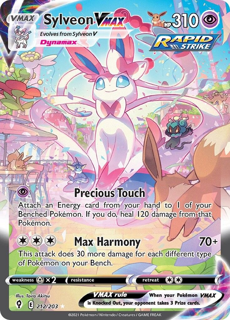 the pokemon card has been designed to look like it's from an anime movie