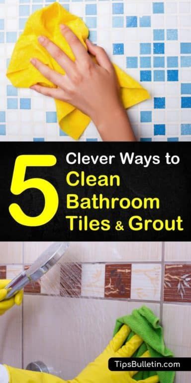 five clever ways to clean bathroom tiles and grout