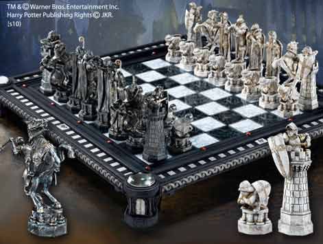 an image of a chess board with knights on it