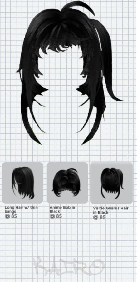 the hair styles for anime characters