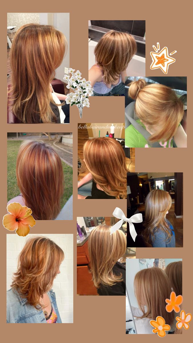 hair inspo - ginger w/ blonde highlights Ginger Blonde Hair, Red Hair With Blonde Highlights, Blonde Hair With Highlights, Orange Hair, Ginger Hair, Blonde Highlights, Hair Highlights, New Hair, Dyed Hair