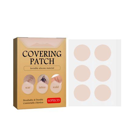 1*60pcs concealer patch About this item Our skin concealer contains titanium dioxide and kaolin. It can cover blemishes, skin , tattoos, acne marks, etc. It is waterproof , with long-lasting concealer effect, suitable for covering obvious, birthmarks, and spots. Its usage is very simple: please clean your skin and keep it dry before use; slowly peel off the white paper film,the printed paper with the part you want to cover; peel off the white paper film, stick it on the skin, press from the cent Vertical Eyebrow Piercing, Double Nostril, Tattoo Concealer, Concealer Pencil, Sticker Tattoo, Scar Tattoo, Waterproof Concealer, Concealer Stick, Natural Foundation