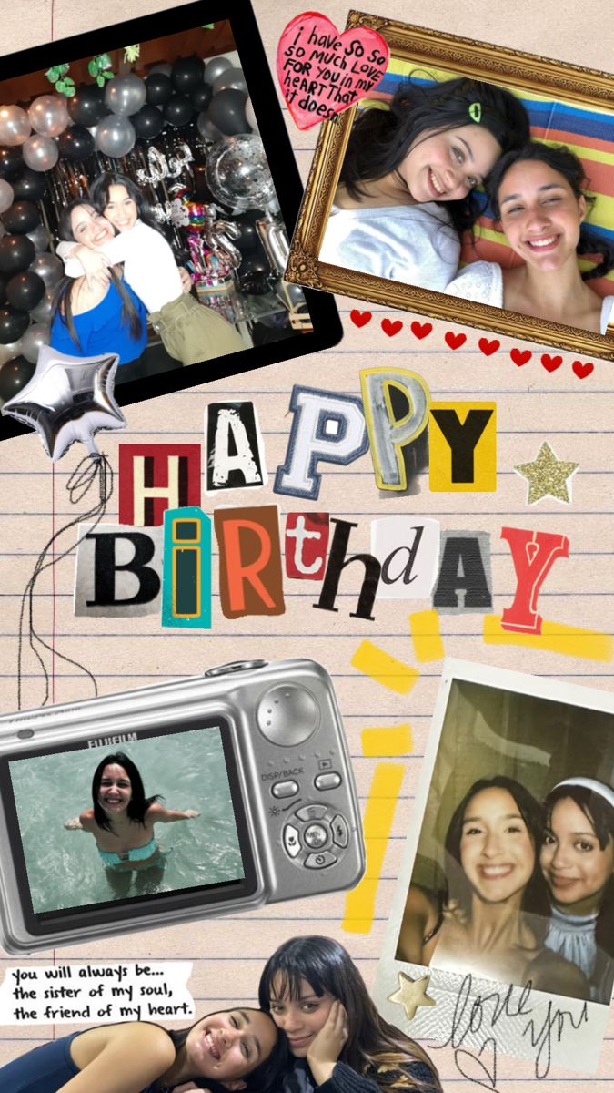 Birthday collage friendship Friends Collage, Birthday Bestie, Happy Birthday Bestie, Birthday Photo Collage, Online Scrapbook, Bestie Birthday, Birthday Captions Instagram, Birthday Collage, Bff Birthday