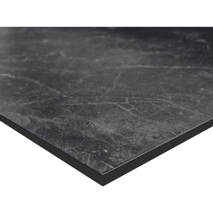 a black marble table top with white background