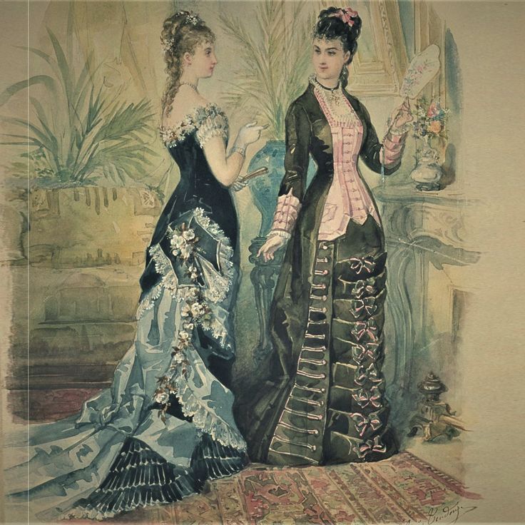 Late Victorian Fashion, 1870 Fashion, 1880 Fashion, 1870s Dress, Victorian Fashion Plates, Gilded Glamour, 1870s Fashion, Victorian Era Fashion, 1880s Fashion