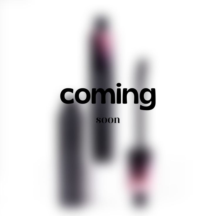 the words coming soon are shown in black and white letters on a white background with blurry shadows