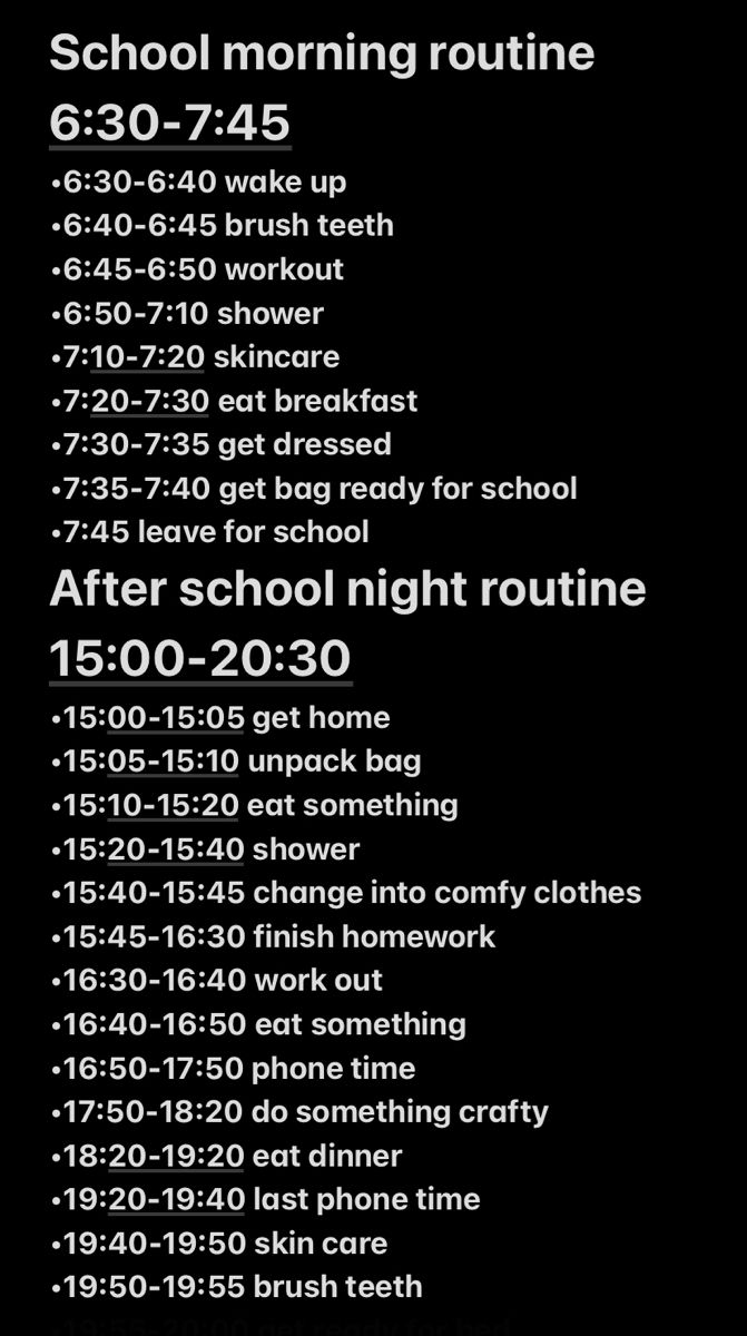 Morning Routine For School 6:30 To 7:30, Before School Routine For Middle School, Weekday School Routine, Get Ready For School Schedule, 6:30 Morning Routine Aesthetic, Morning Stretches Before School, Morning Routines For School 6:30, Morning Routine When School Starts At 8, Morning After School And Night Routine