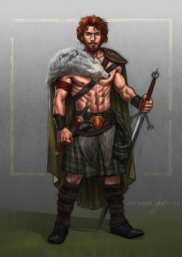 Gaul Warrior, Highlands Warrior, Oc Clothes, Celtic Myth, Viking Character, Celtic Legends, Scottish Warrior, Manly Stuff, Warriors Illustration