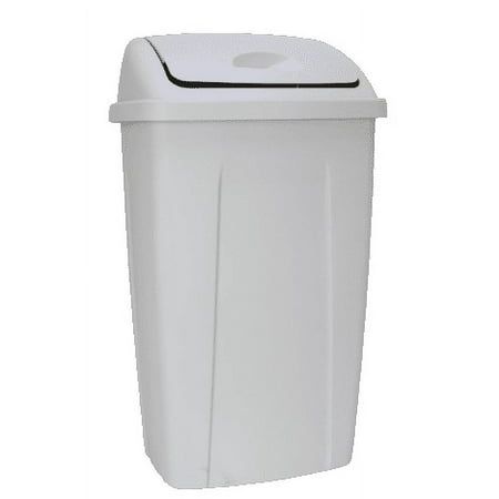 The Mainstays 13 Gallon Gray Wastebasket is ideal for small spaces. With a durable polypropylene plastic, this wastebasket is perfect for the kitchen. The durable material offers an easy clean ability as well to make sure the wastebasket lasts for years of use. The overall assembled dimensions of this item are 12.5" L x 16.35" W x 28.23 H. Size: 13 gal. 13 Gallon Trash Can, Kitchen Trash Can, Kitchen Trash, Top Kitchen, Kitchen Trash Cans, Kitchen Tops, Waste Basket, Easy Clean, Easy Cleaning